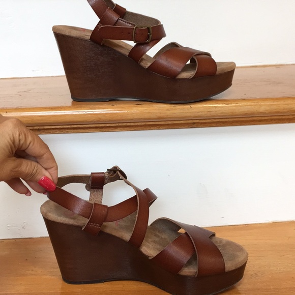 Jelly pop memory foam wedge flatform sandals - Picture 2 of 8